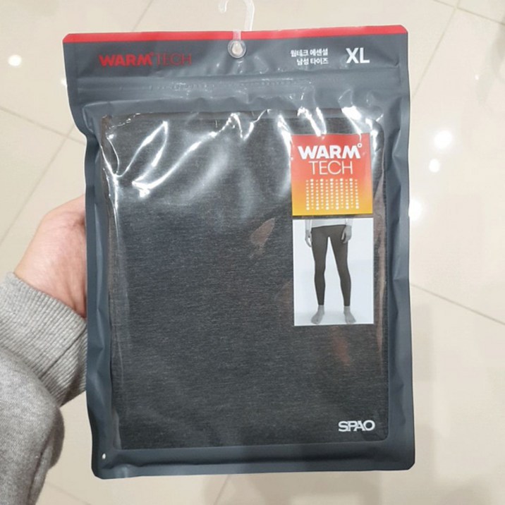 스파오 웜 테크 남성 타이즈