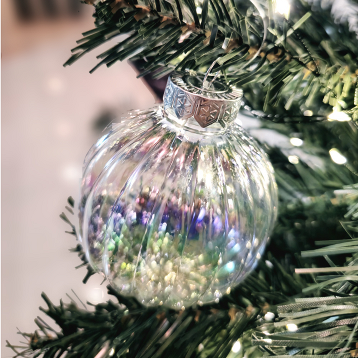 크리스마스 트리 장식 볼 오너먼트, 12개, 오로라