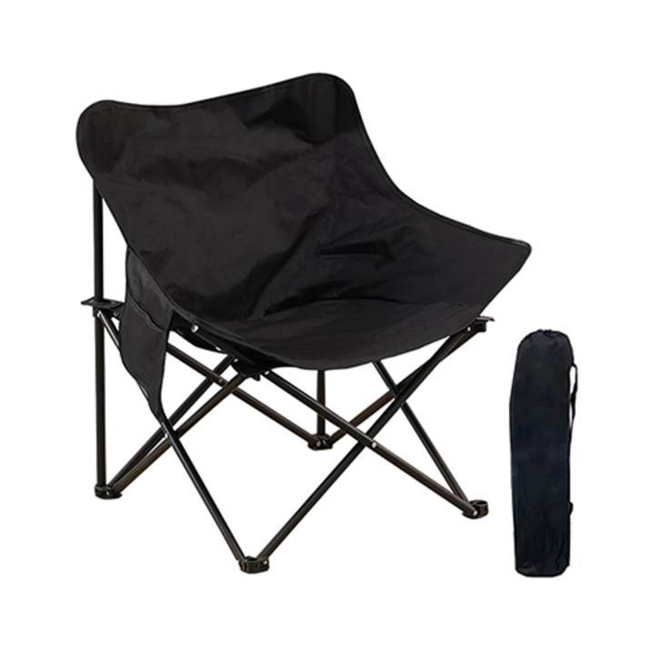 소소 접이식 캠핑 의자 야외 휴대용 원터치, 04. 소형 블랙 1+1 7178101618