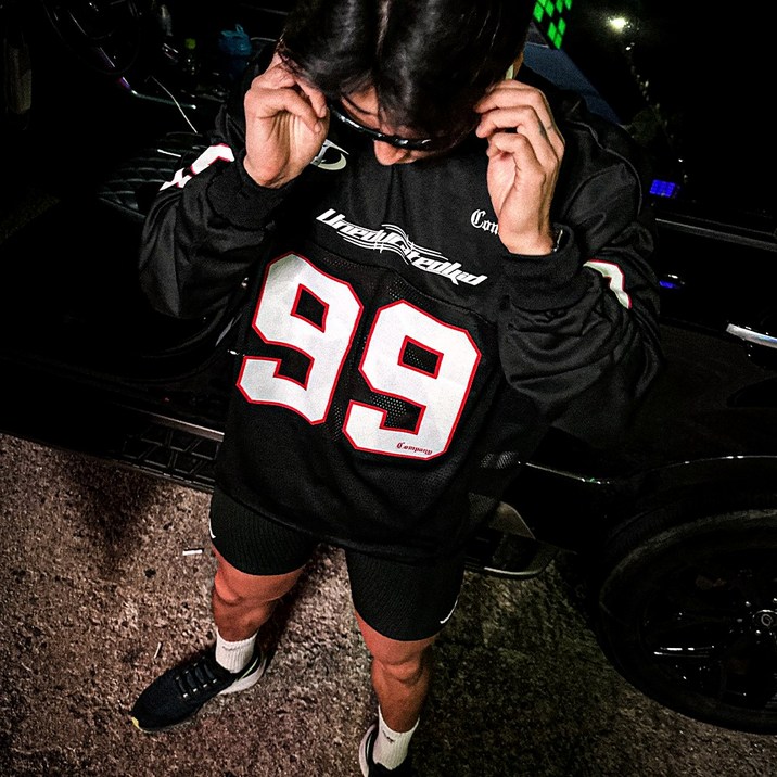 남자 빅사이즈 매쉬 져지 오버핏 럭비 티 럭비 유니폼 메쉬 티 흠뻑쇼 워터밤 티셔츠