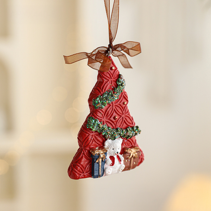 크리스마스 고급 빈티지 미니 소품 장식 미니어처 피규어 오너먼트 인테리어