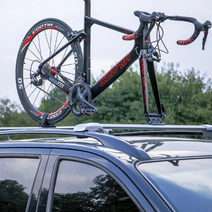 자전거 루프랙 마운트 캐리어 차량 자전거 거치대, 1개, 골든