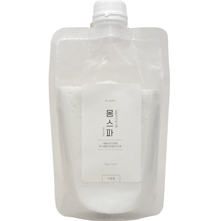 바스몽 몽스파 리필 강아지 펫 입욕제, 200g, 1개 바스몽 몽스파 리필 강아지 펫 입욕제, 200g, 1개