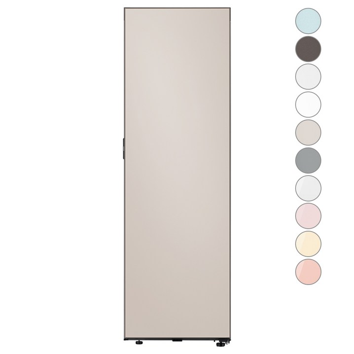 색상선택형 삼성전자 비스포크 스탠드형 김치플러스 1도어 키친핏 냉장고 우개폐 348L 방문설치