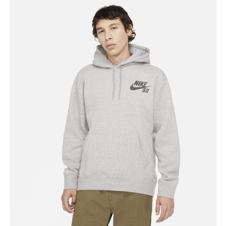 나이키 SB 아이콘 풀오버 후드티 그레이