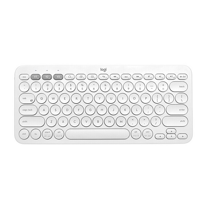로지텍 무선키보드 K380, White, K380, 텐키리스