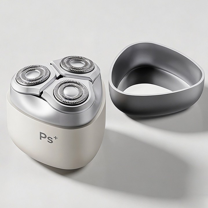 휴대용 미니 전기면도기 3헤드 방수 충전식 C타입 출장 여행용