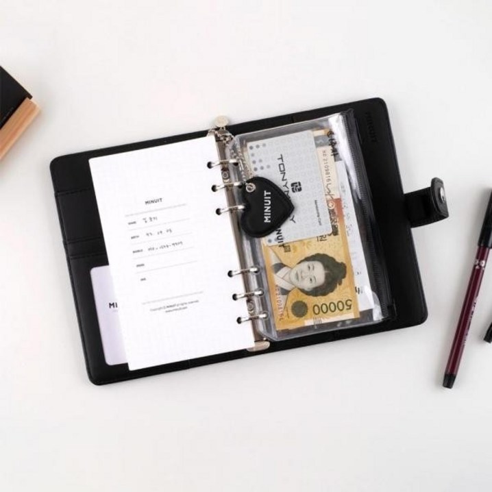 미뉴잇 마카롱 다이어리 A6, 1개, 핑크속지팩