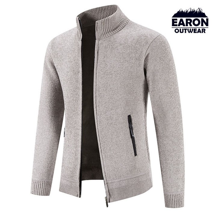 EARON 소프트 기모 집업 가디건