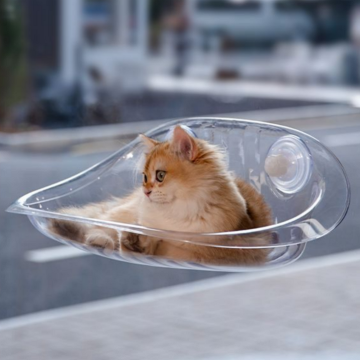 심플렛 고양이 창문 투명 해먹 선반 심플렛 고양이 창문 투명 해먹 선반
