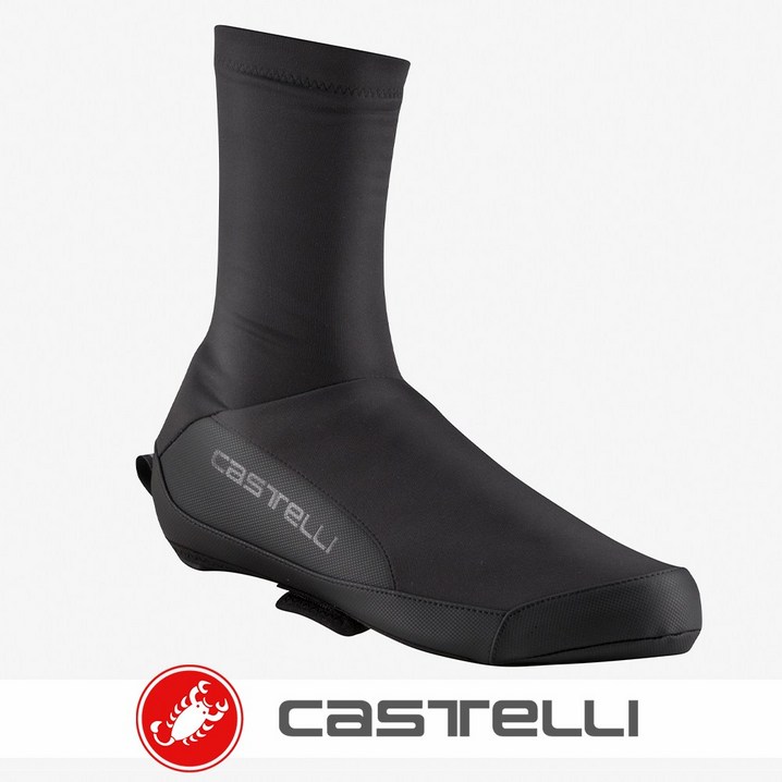 카스텔리 언리미티드 슈커버  자전거 방한 클릿슈즈 커버, 블랙 4523530010
