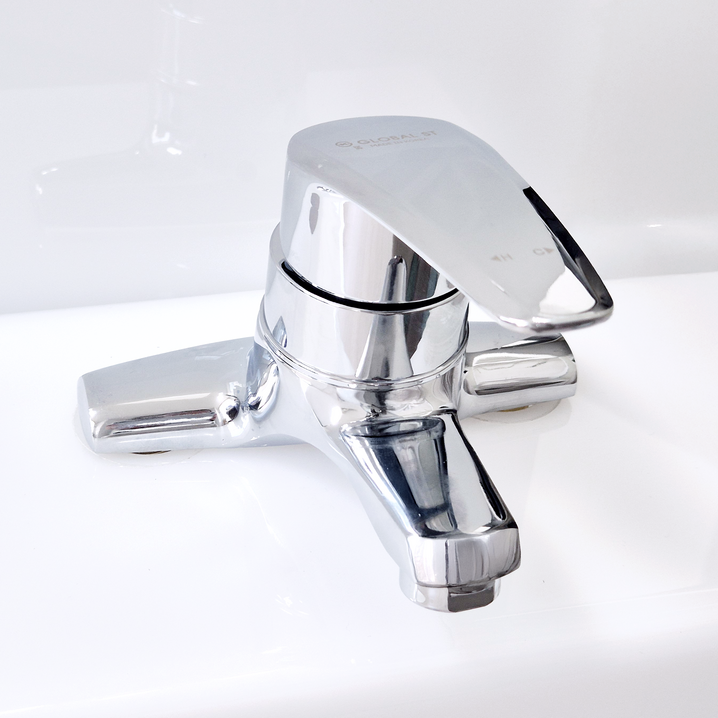 로딘 국산 세면대 수전 욕실 화장실 세면기 수도꼭지 투홀 2홀 세면 수전 욕실 M1400