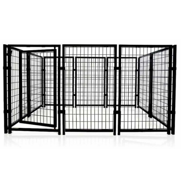 초대형 고급 펜스 대형견 강아지 개 철제 견사 울타리 운동장 개집 철장 마당, 1개