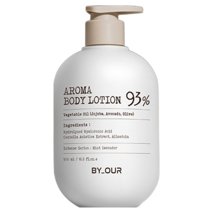 바이아우어 아로마 보습 바디로션 민트라벤더향, 500ml, 1개