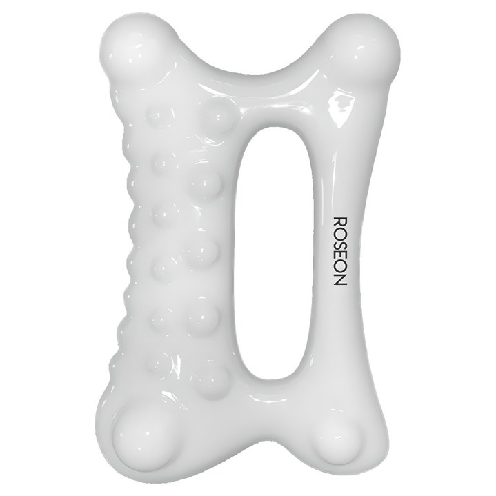 로즈온 디톡 바디 페이스 괄사, 1개, 아이보리