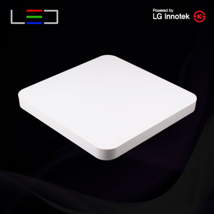 KM 국내산 LED방등 뉴스마트 50W 주광색하얀빛 LG이노텍칩 아크릴 KS