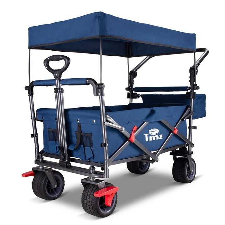 접이식 웨건 다용도 아웃도어  폴딩   야외 다목적 캠핑 와이드 휠 접이식 카트 캠핑