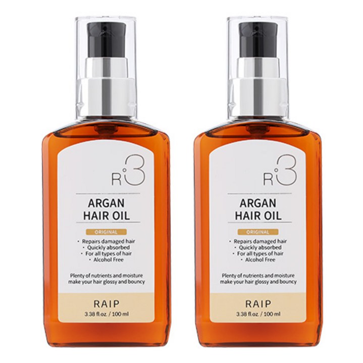 라입 R3 아르간오일 헤어에센스 오리지널 100ml 2개, 100ml, 2개