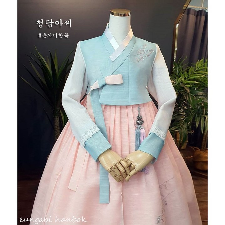 한복대여 은가비한복 청담아씨 단아하고 고급진 고퀄리티 하객한복 신부한복 은가비한복