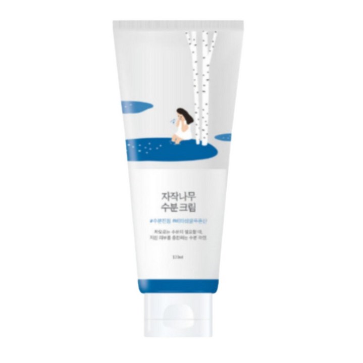 라운드랩 자작나무 수분 크림 120ml 수분패드 4매