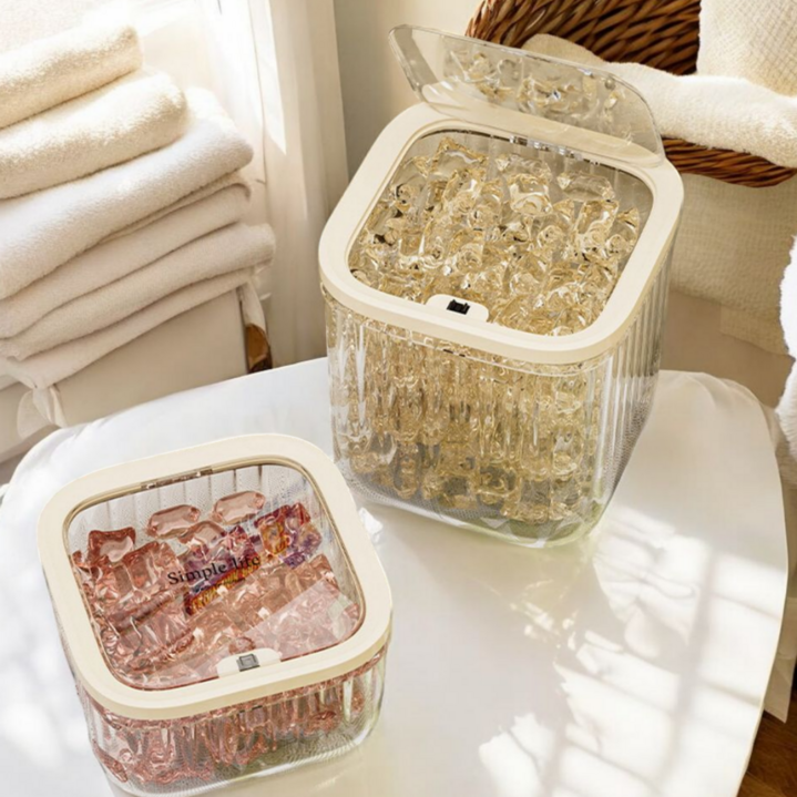 채로스 편리한 다용도 원터치 캡슐세제 보관함