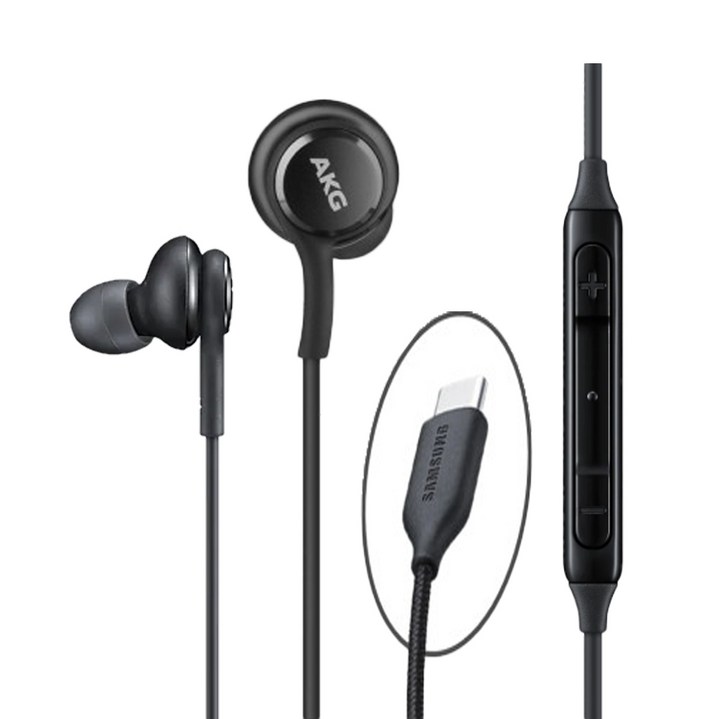 삼성 정품 C타입 AKG 갤럭시 S24 S23 S22 S21 S20 Z시리즈, 블랙 삼성 정품 C타입 AKG 갤럭시 S24 S23 S22 S21 S20 Z시리즈, 블랙