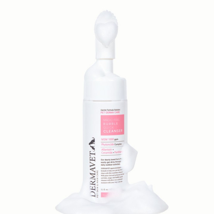 더마벳 저자극 반려동물 노워시 강아지발세정제, 2개, 150ml