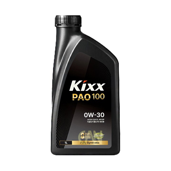 킥스파오 Kixx PAO 100구 PAO1 0W30 합성 가솔린 디젤 LPG 엔진오일, 0w30, 5개, 1L