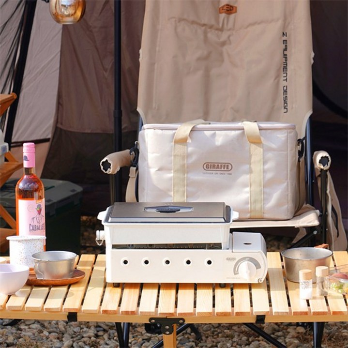 [슈퍼HOT][GIRAFFE] 지라프 구이바다 세라믹 아이보리 에디션M 풀세트+손잡이 2p, 단품, 1개