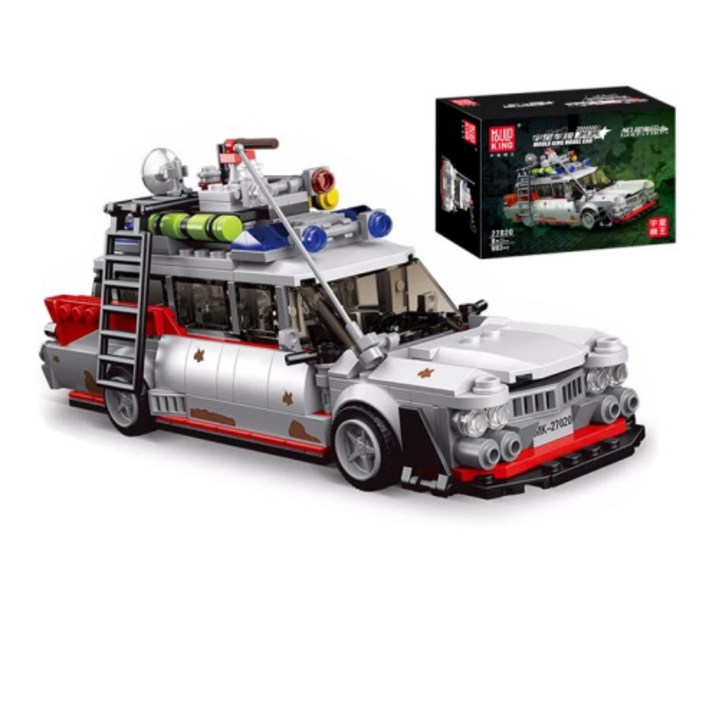 몰드킹 10021 호환 테크닉 자동차 블럭 조립 장난감 고스트버스터즈 유령차 636pcs 브릭스피드, 1개