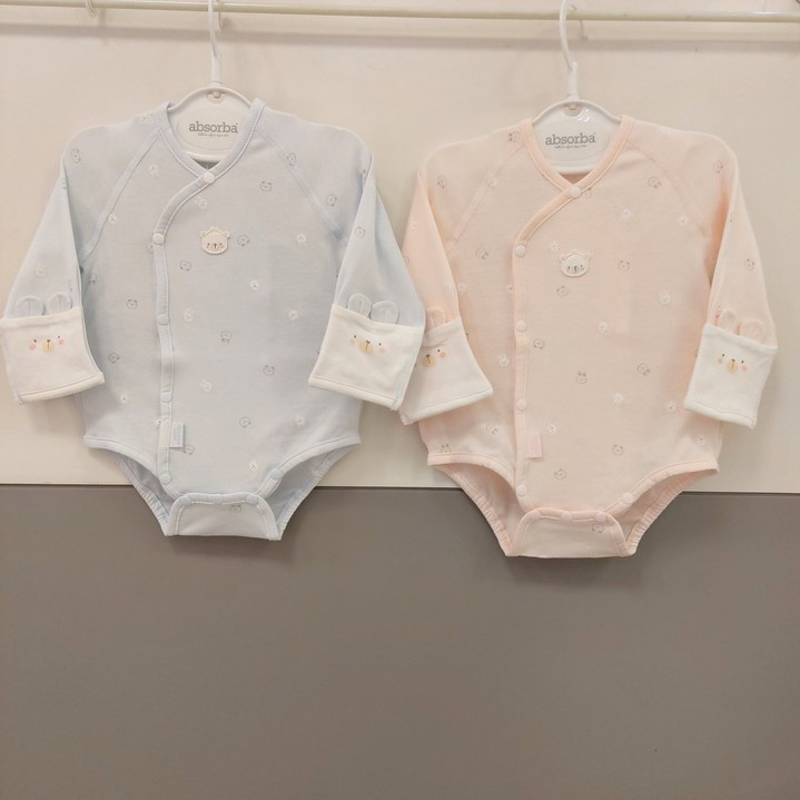 압소바 40 80수 면좋은 유아 배냇슈트