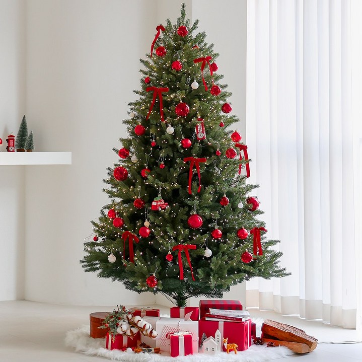 [보관백 증정] 루시아이 평생 풀세트 대형 트리 고급 PE PVC 혼합 트리 나무