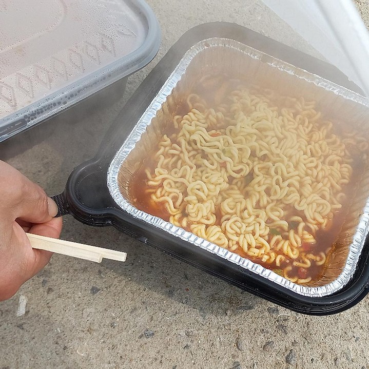 캠핑 낚시 등산 간편하게 APL 다회용 발열용기 3개세트, 단일색상, 3개