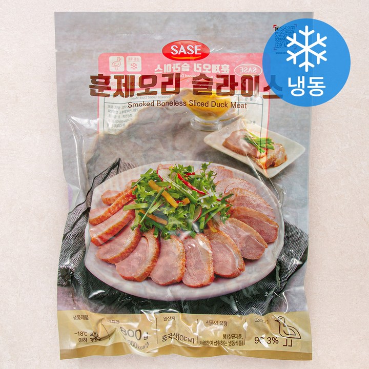 로켓프레시 사세 훈제오리 슬라이스 냉동