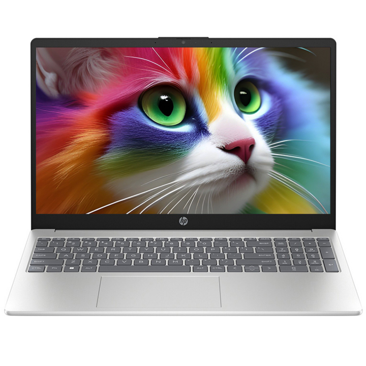 HP 2025 노트북 15 라이젠5 라이젠 7000 시리즈, Natural Silver, 512GB, 16GB, WIN11 Home, 15-fc0072AU