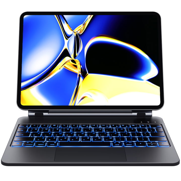 아이패드 에어7654세대 프로 123456세대 1112.913인치 1011세대 호환 매직 키보드 블루투스 한글각인 iPad AirPRO 케이스나라, 검정색, 1개