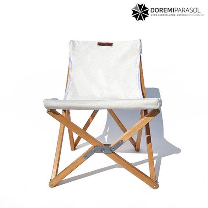캠핑우드 우드 체어 접이식 휴대용 캔버스 의자 감성 캠핑 차박 로우 폴딩 의자, 1개