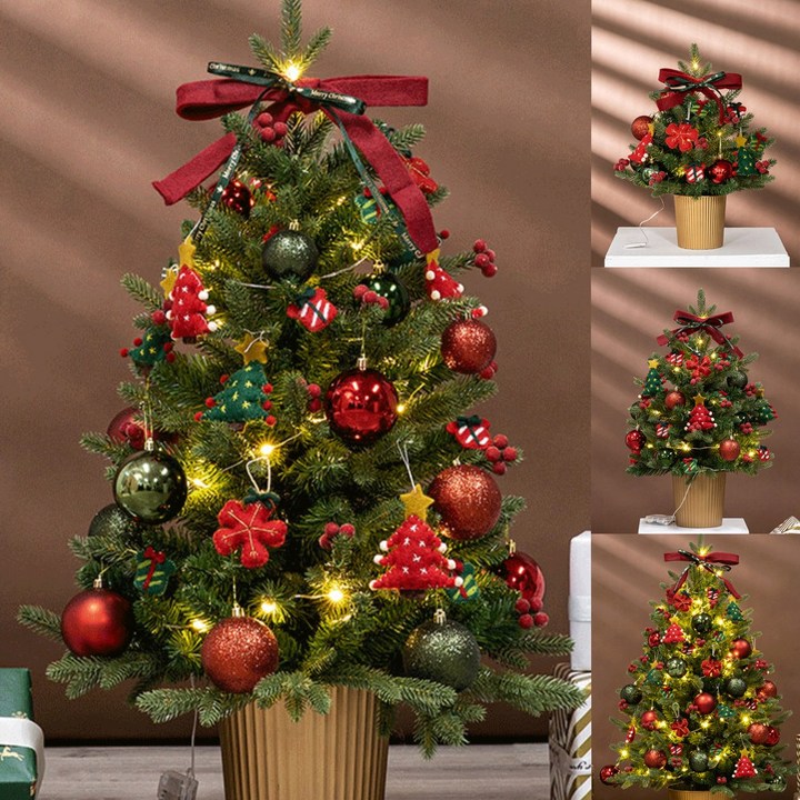 크리스마스 미니트리 성탄나무 풀세트 장식 소품