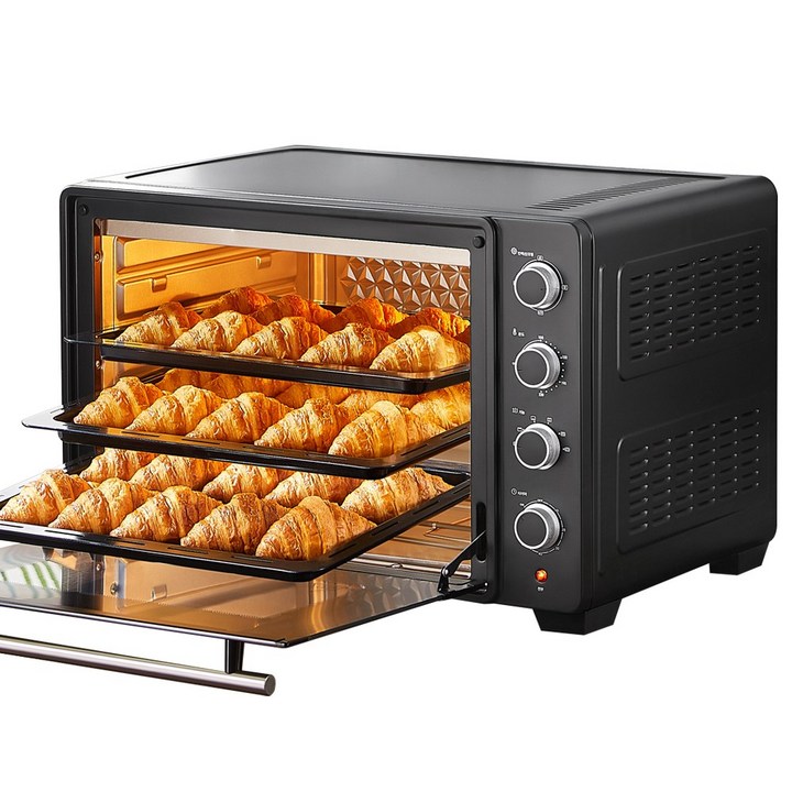 리빙웰 65L 대용량 컨벡션 오븐 제과 제빵 가정용 업소용 OV650