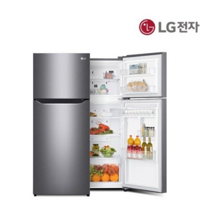 LG전자 2도어 일반 냉장고 189L 무료방문설치, 폐가전 무상 수거 B182DS13 다크샤인