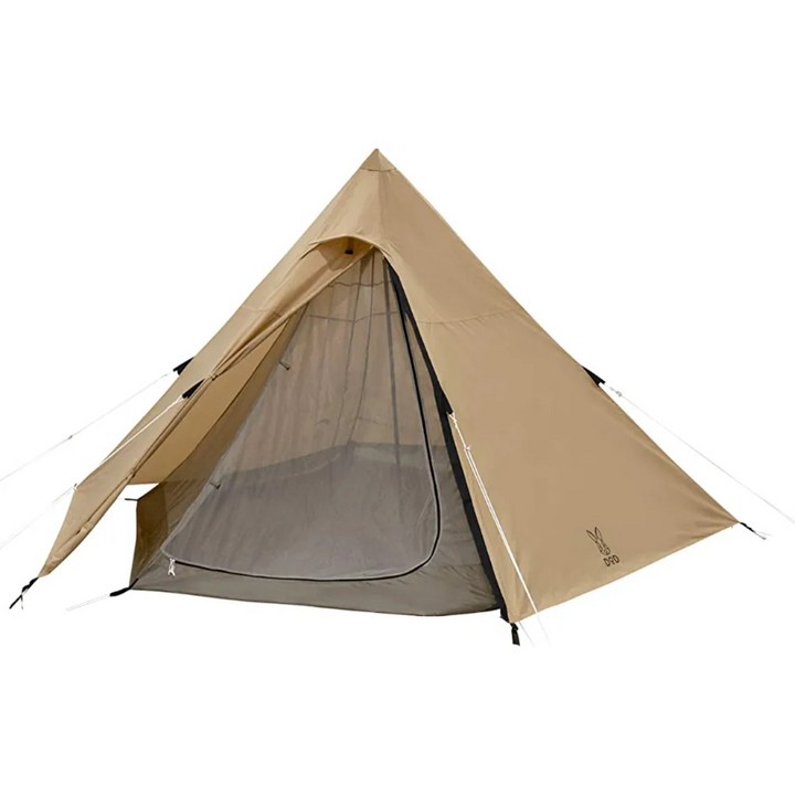디오디 DOD 쉘터 도플갱어 원폴텐트 백패킹 차박 텐트 4-5인용, 4-5인용, 탄 색