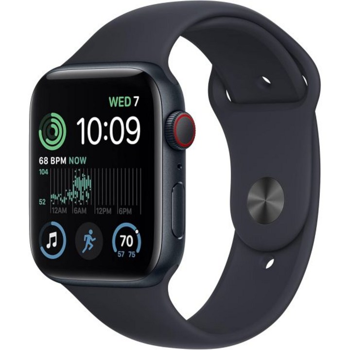 애플 워치 SE 2세대 GPS 셀룰러 44mm - 미드나이트 알루미늄 케이스와 스포츠 밴드 SM 리퍼비시