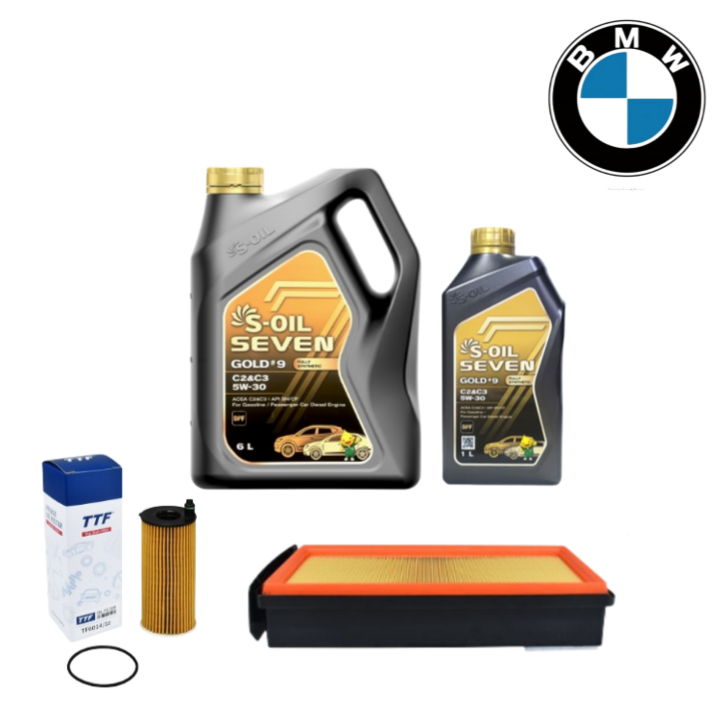 BMW F16 X6 30d 40d 5W30 엔진오일세트, F16 X6 30d 40d
