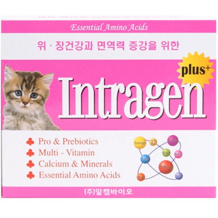 알캠코리아 반려동물용 인트라젠 장영양제