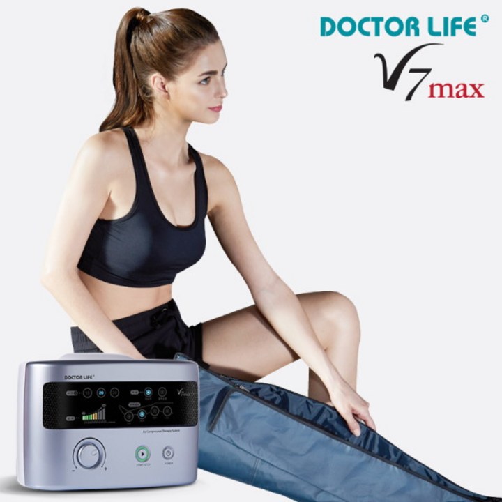 닥터라이프 V7max 공기압 다리 종아리 사지압박순환장치본체다리세트, 상세 설명 참조