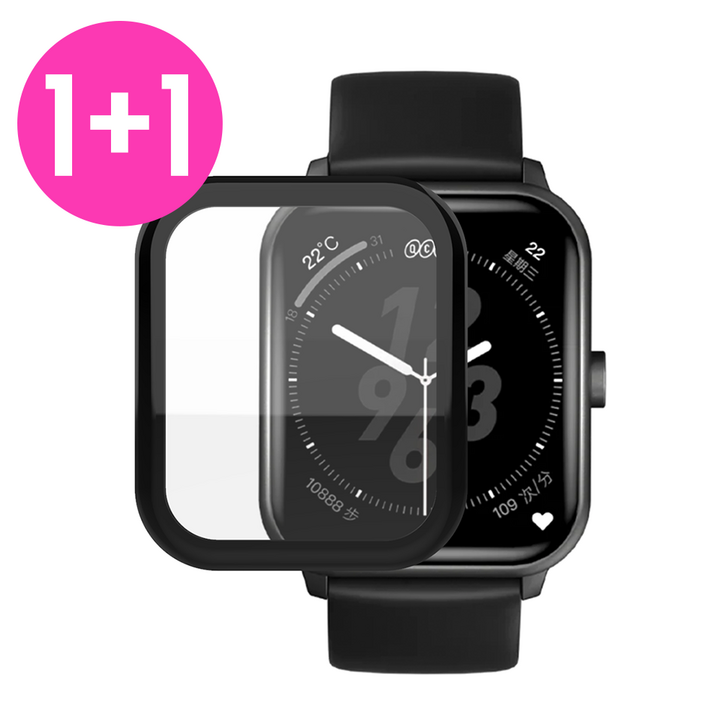 아야 11 QCY GTS2 워치 간편부착 3D 커버 액정보호필름, 111 QCY GTS 2 보호필름