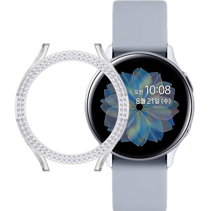 스페이스쉴드 더블 샤인 큐빅 스마트워치 케이스 40mm