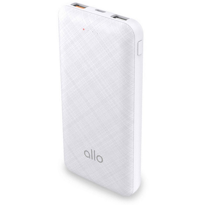 알로코리아 C타입 고속충전 보조배터리 10000mAh, allo1001PD, 단일색상 알로코리아 C타입 고속충전 보조배터리 10000mAh, allo1001PD, 단일색상