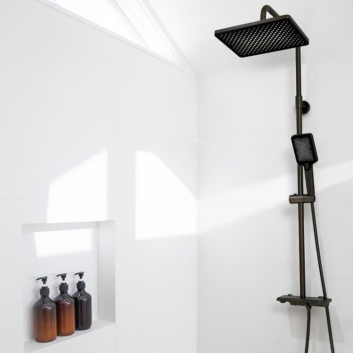 욕실 빗줄기 욕조 샤워 수전 화장실 피아노 레인 샤워기 교체, 1개, 그레이 피아노 해바라기수전