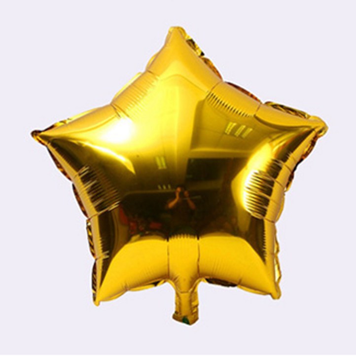 예쁨주의지호 별풍선 대형 18인치 은박풍선, 은박 별풍선 대사이즈 18인치골드